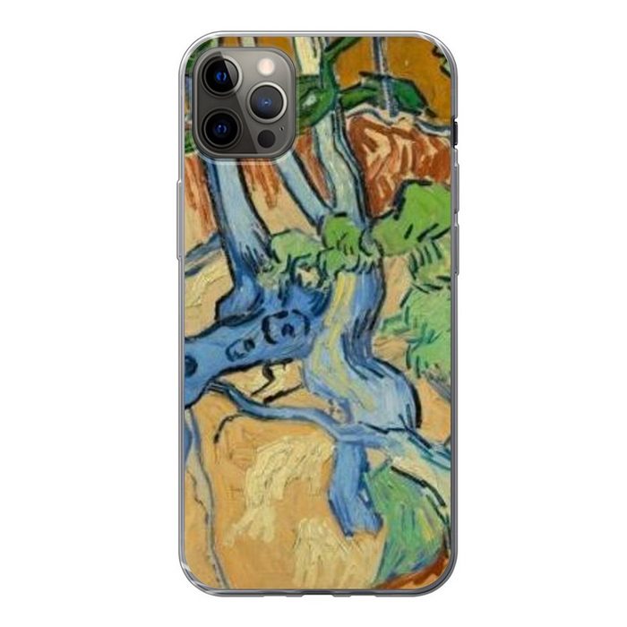 MuchoWow Handyhülle Baumwurzeln - Vincent van Gogh Handyhülle Apple iPhone 13 Pro Max Smartphone-Bumper Print Handy