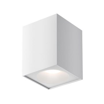Maytoni Spiegelleuchte Deckenaufbauleuchte Zoom in Weiß GU10 IP65 eckig, keine Angabe, Leuchtmittel enthalten: Nein, warmweiss, Badezimmerlampen, Badleuchte, Lampen für das Badezimmer