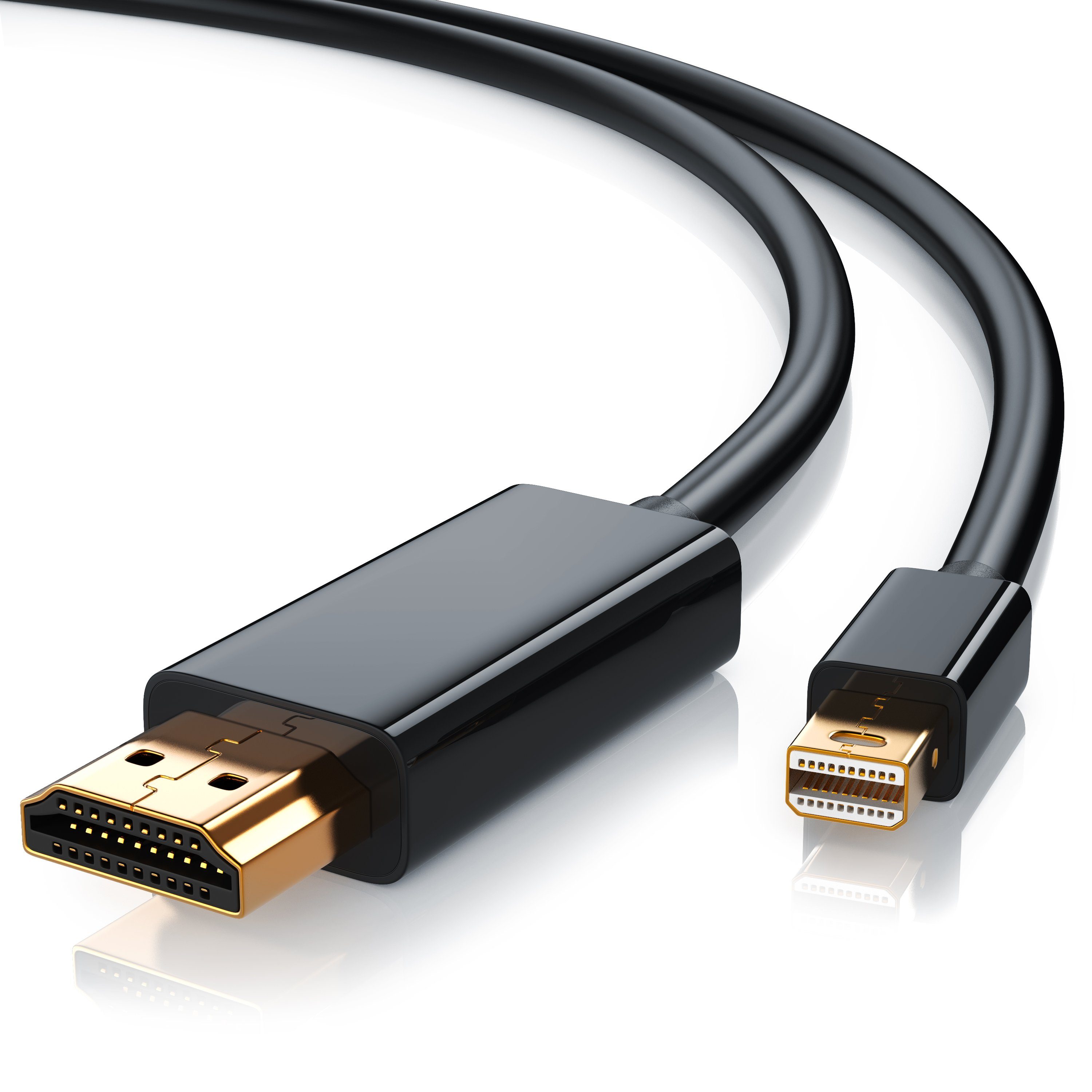 CSL Audio- & Video-Kabel, Mini DisplayPort Stecker; HDMI Stecker, (200 cm),  Premium Full HD Mini DisplayPort auf HDMI Kabel online kaufen | OTTO