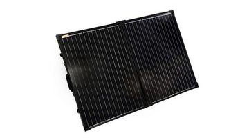 Westech Solar Solaranlage WT Solarkoffer Mono 130Wp mit USB Anschluss und Laderegler 10A, 130,00 W, robust, Plug and Play, Sehr stabil, Neoprentasche als Schutz
