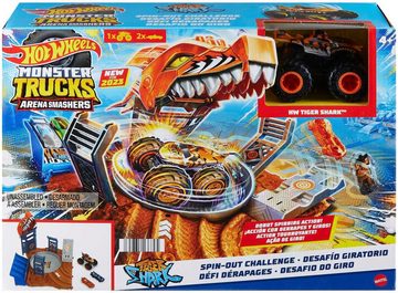 Hot Wheels Spiel-Gebäude Semi-Finals Asst - Tiger Shark's Spin Out Frenzy, Monster Trucks Arena World
