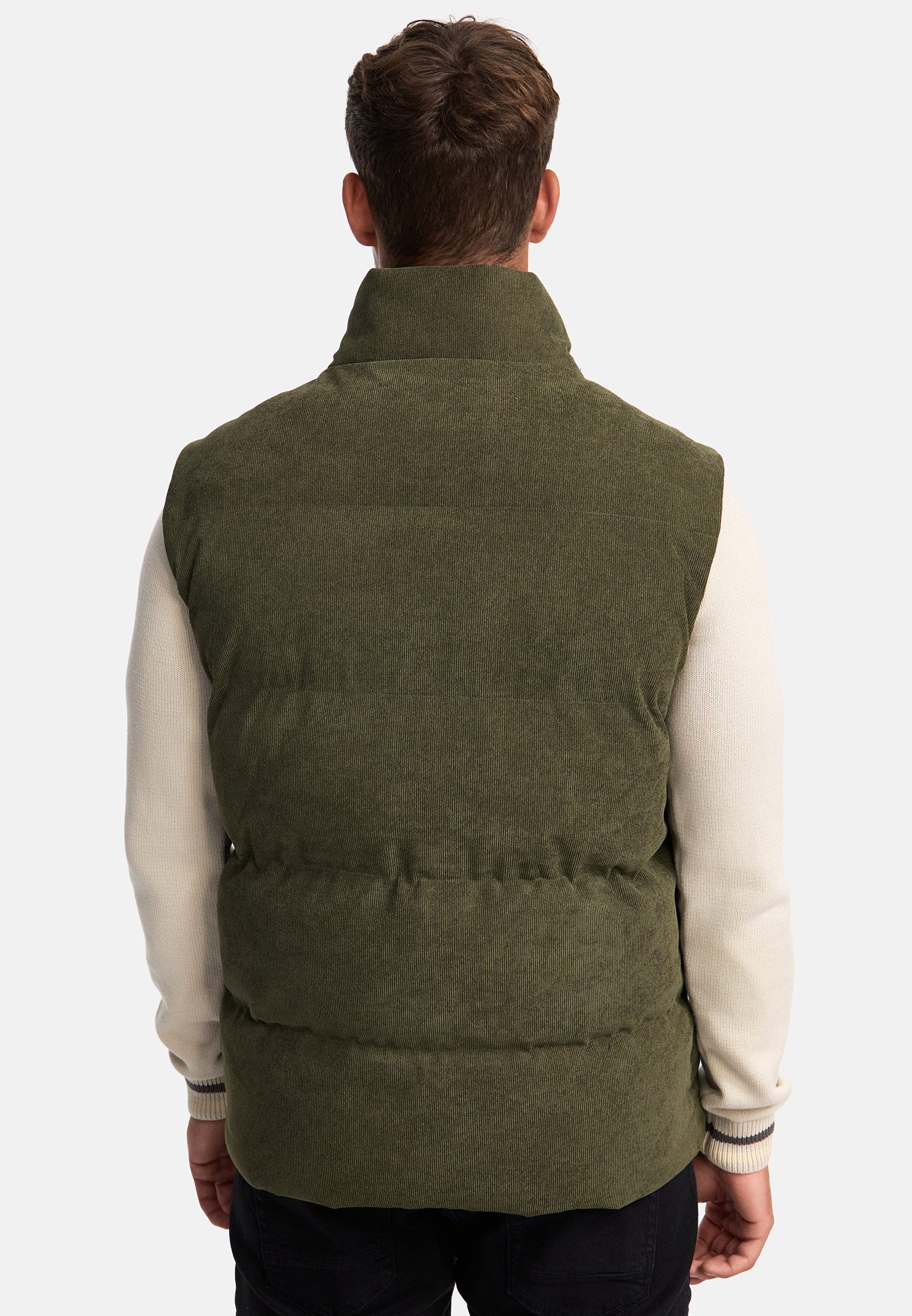 Indicode Steppweste Herren INCobbyn Weste Herrenweste Steppweste mit Reißverschluss