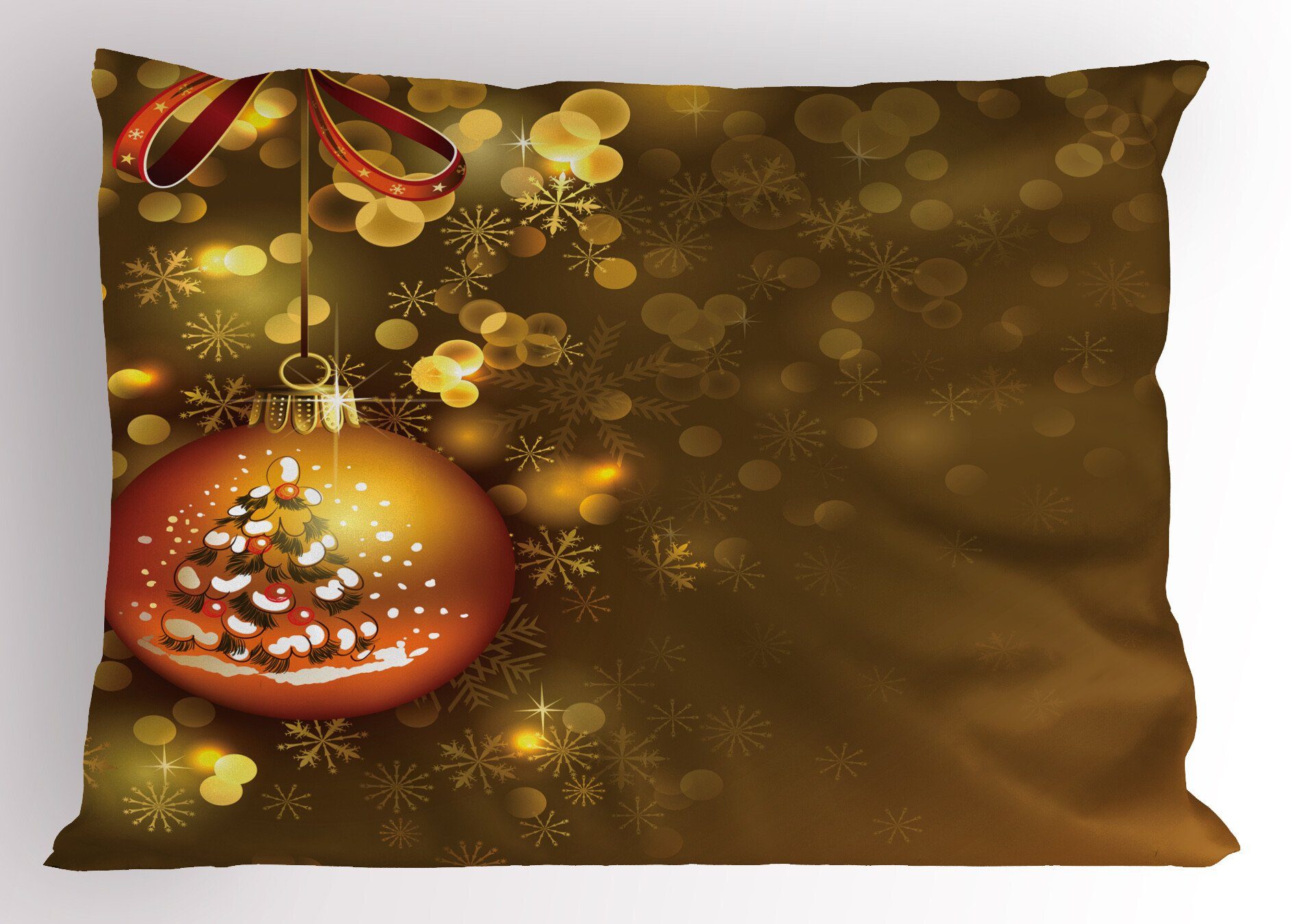 Kissenbezüge Dekorativer Standard King Size Gedruckter Kissenbezug, Abakuhaus (1 Stück), Weihnachten Vivid Neujahr