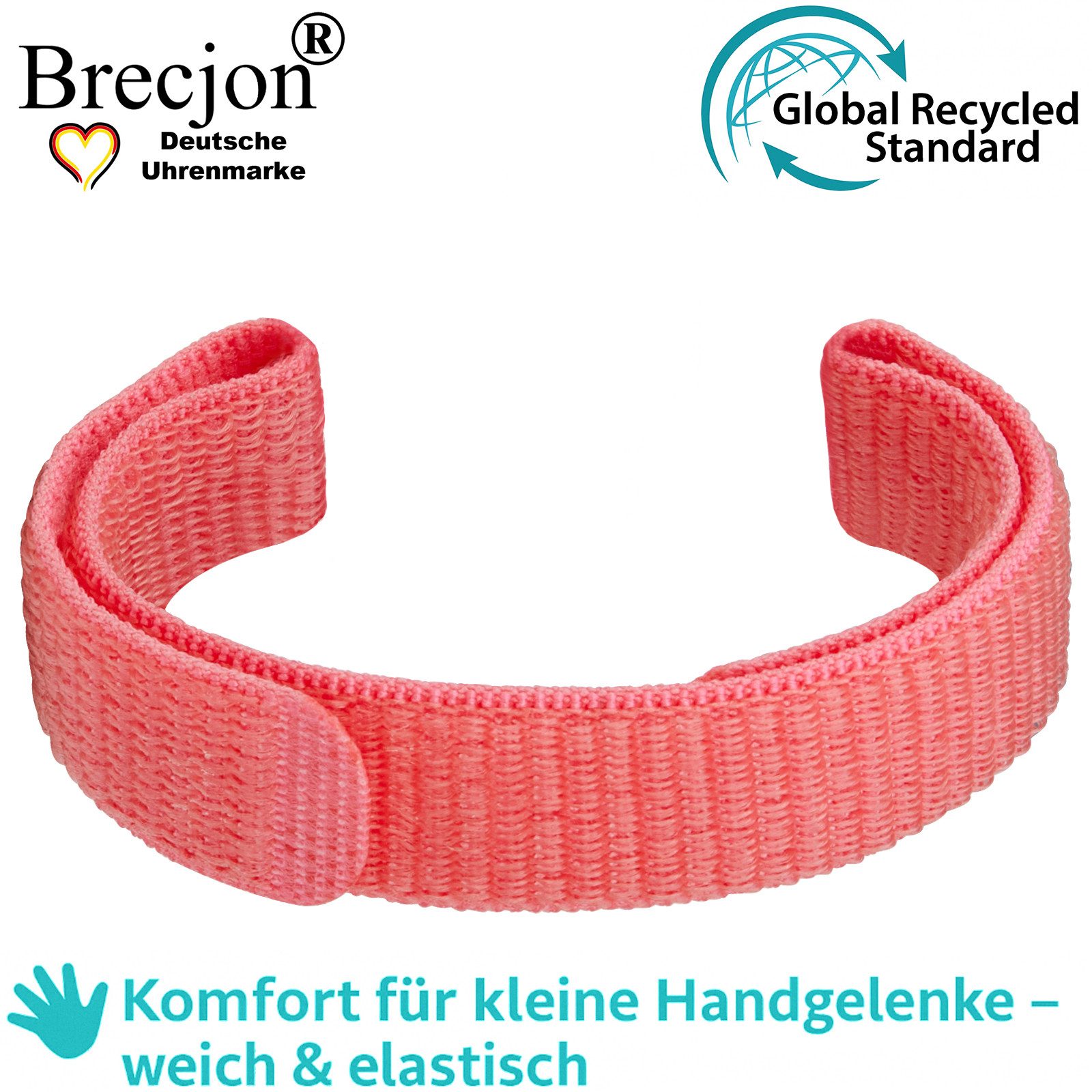 Brecjon Quarzuhr Armbanduhr Mädchen Einhorn Kunststoff Klettarmband nachhaltig, Ideal als Geschenk zur Einschulung für Lernstarter im Set oder einzeln – Bild 4 von 5