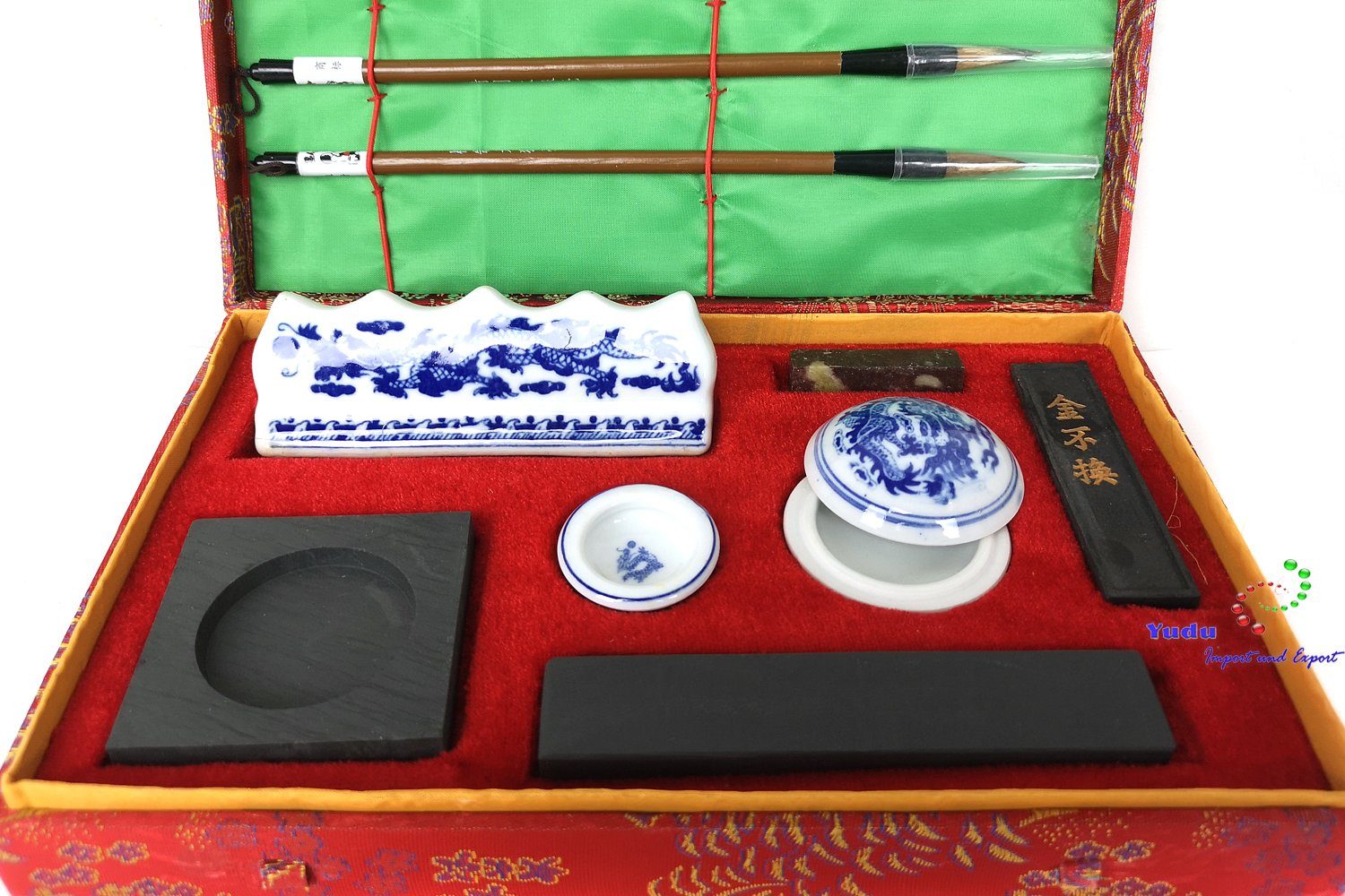 Yudu Malstift Chinesische Kalligraphie Set 13 teilige inkl. Box