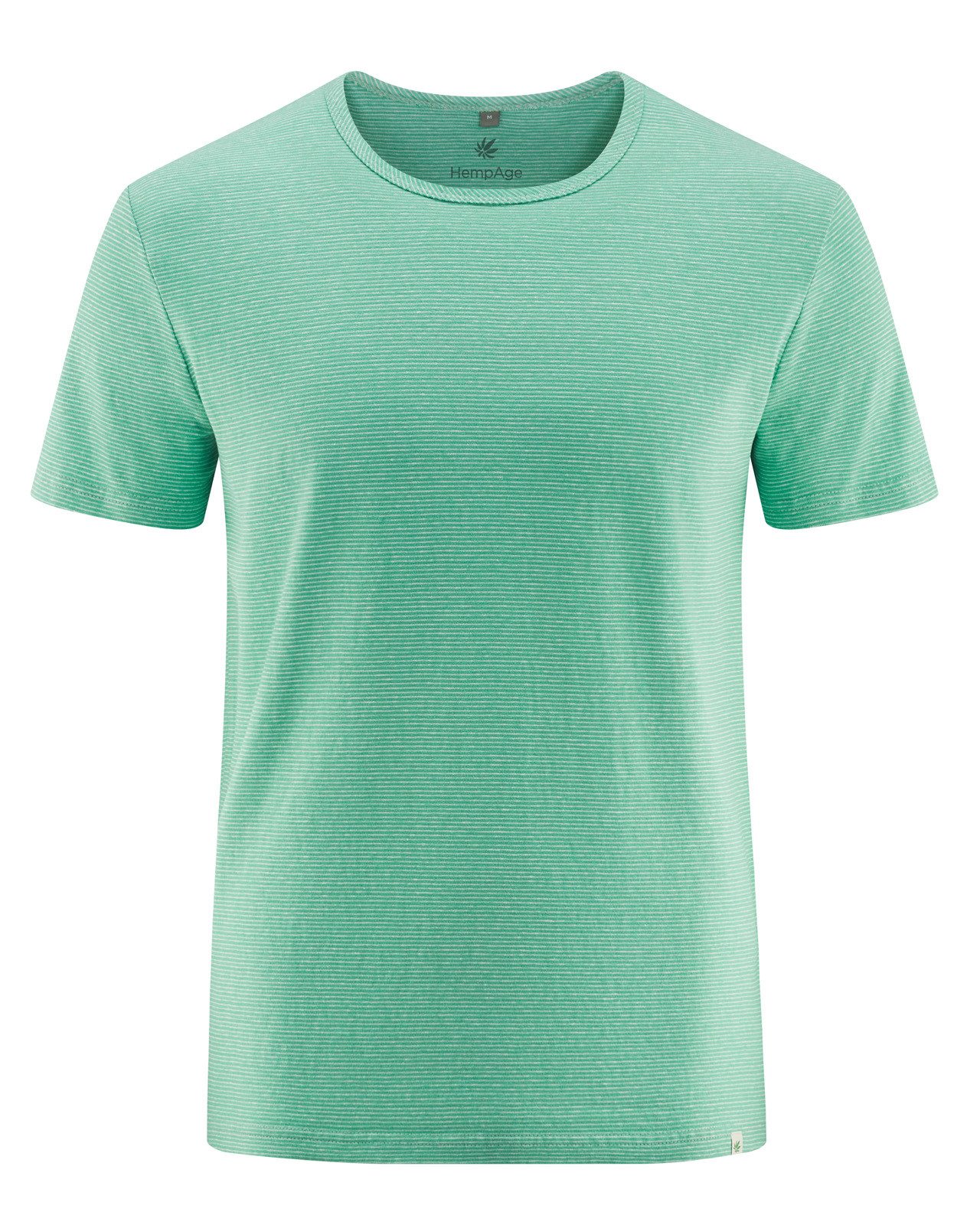 T-Shirt Herren Streifenshirt Hanf/Bio-Baumwolle Normal fit