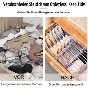 Rnemitery Aufbewahrungsdose 3 Pcs Schubladen-Aufbewahrungsbox Unterwäsche Kleiderschrank Organizer