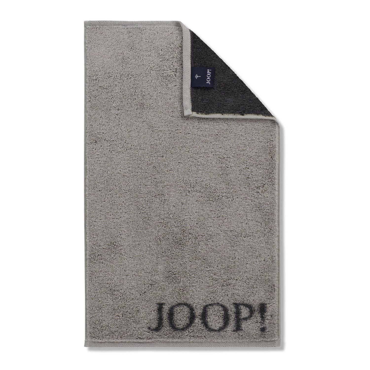 JOOP! Handtuch Joop! Handtuch Duschtuch Gästetuch Classic 1720-77 platin, Walkfrottier (1-St), 100% Baumwolle