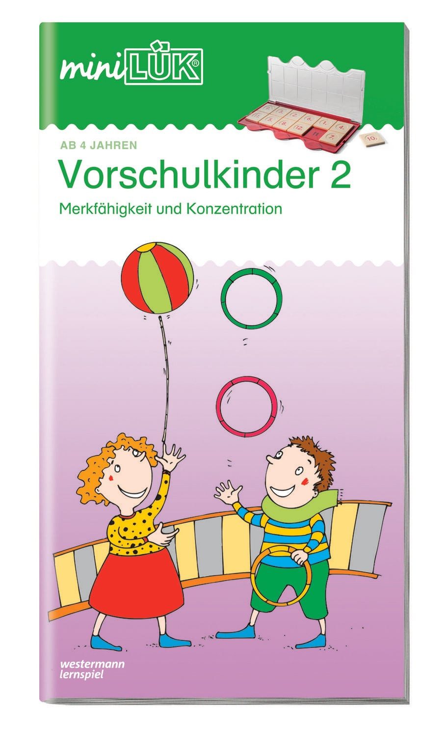 miniLÜK - Vorschulkinder 2 / Heinz Vogel, Merkfähigkeit und Konzentration. Für Kinder von 4 bis 6 Jahren