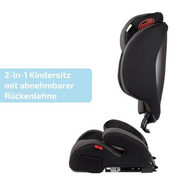 HEYNER Autokindersitz Autokindersitz 2in1+ abnehmbarer Rückenlehne + Isofix (15 bis 36 kg), ab: ab 4 Jahren, Autogurt