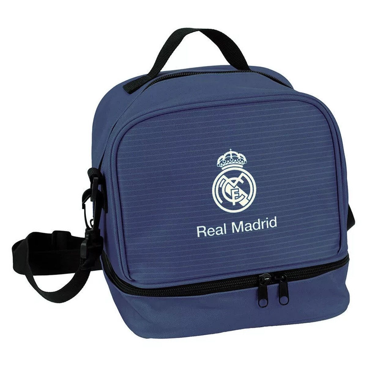 Real Madrid Lunchbox Real Madrid Blue Thermo-Brotzeittasche 21 cm, Polyester, (1-tlg)