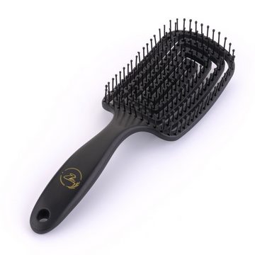Ekn Beauty Haarbürste ohne Ziepen, Entwirrbürste geeignet für Locken & lange Haare