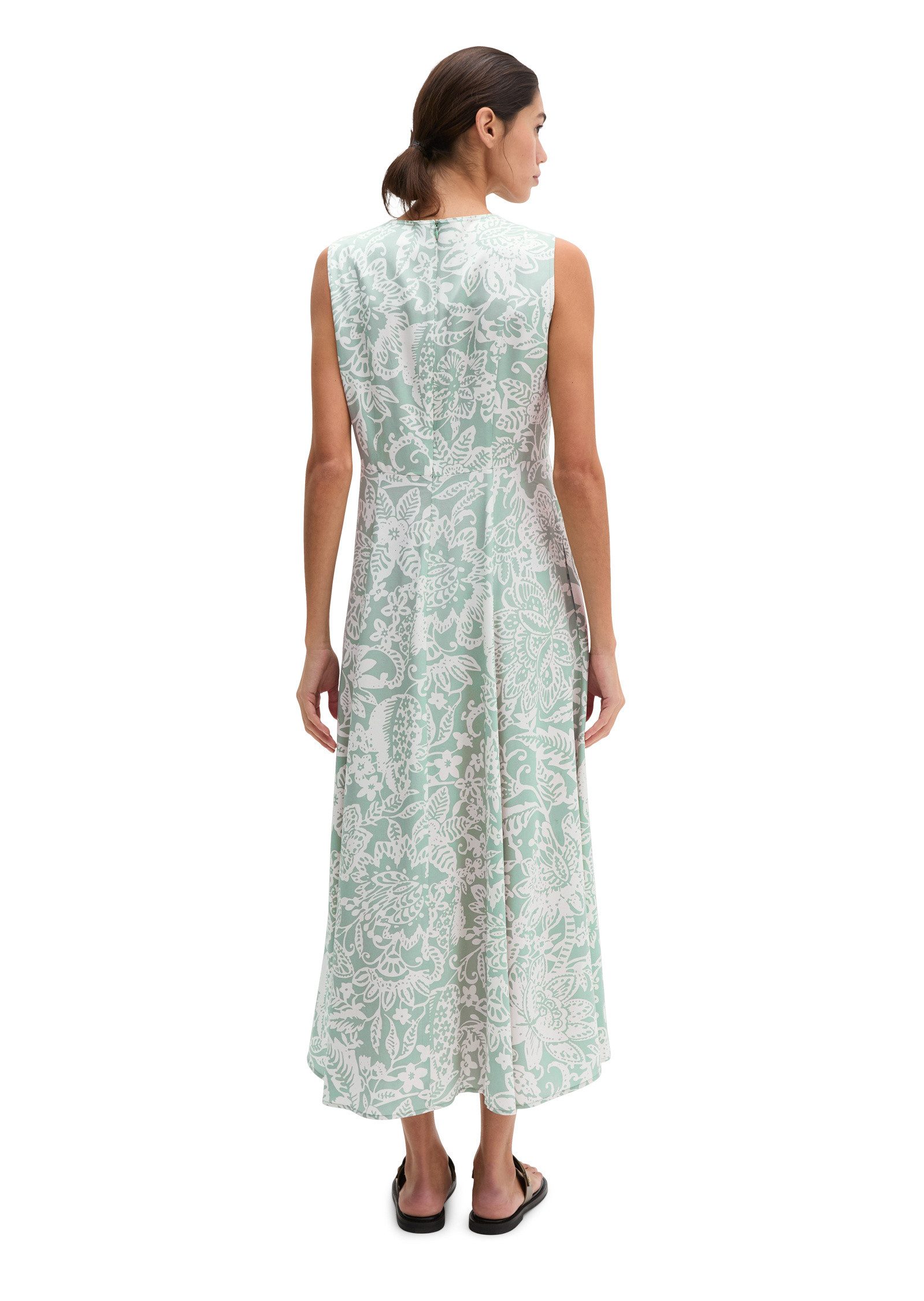 Marc O'Polo Druckkleid aus bedrucktem Viskose-Twill