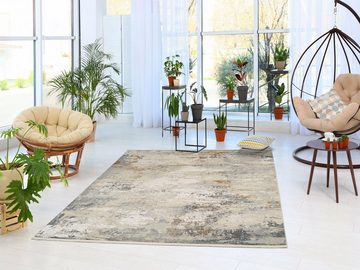 Teppich IMPRESSION GALAXY, OCI DIE TEPPICHMARKE, rechteckig, Höhe: 5 mm, Vintage Optik, feine Fransen, Wohnzimmer