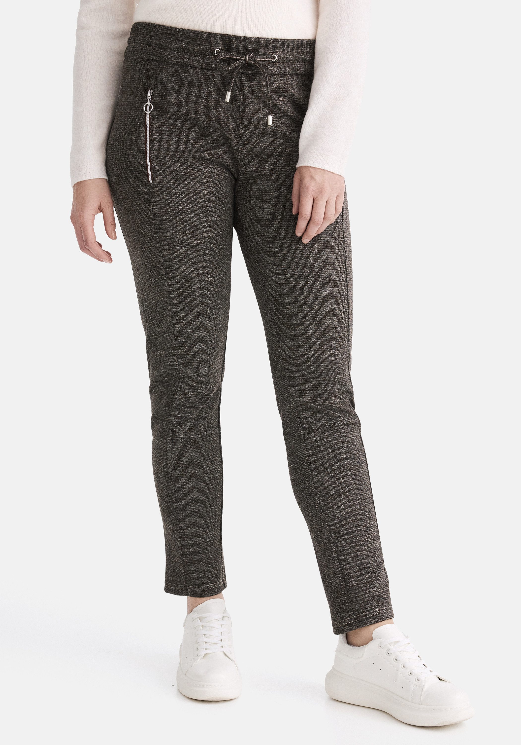 STOOKER WOMEN Jogg Pants Berlin Print Easy Fit Tapered Fit Casual Stretch Mit Gummibund für Damen