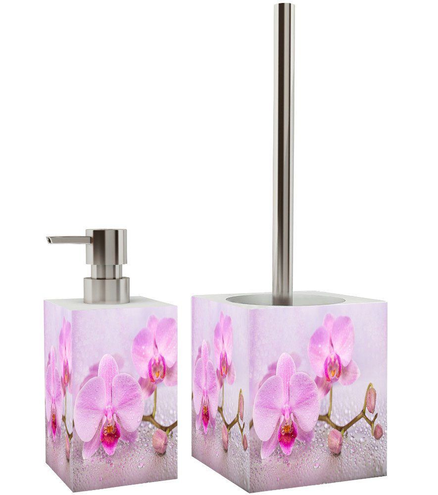 Sanilo Badaccessoire-Set Blooming, WC-Bürste und Seifenspender, günstig online kaufen