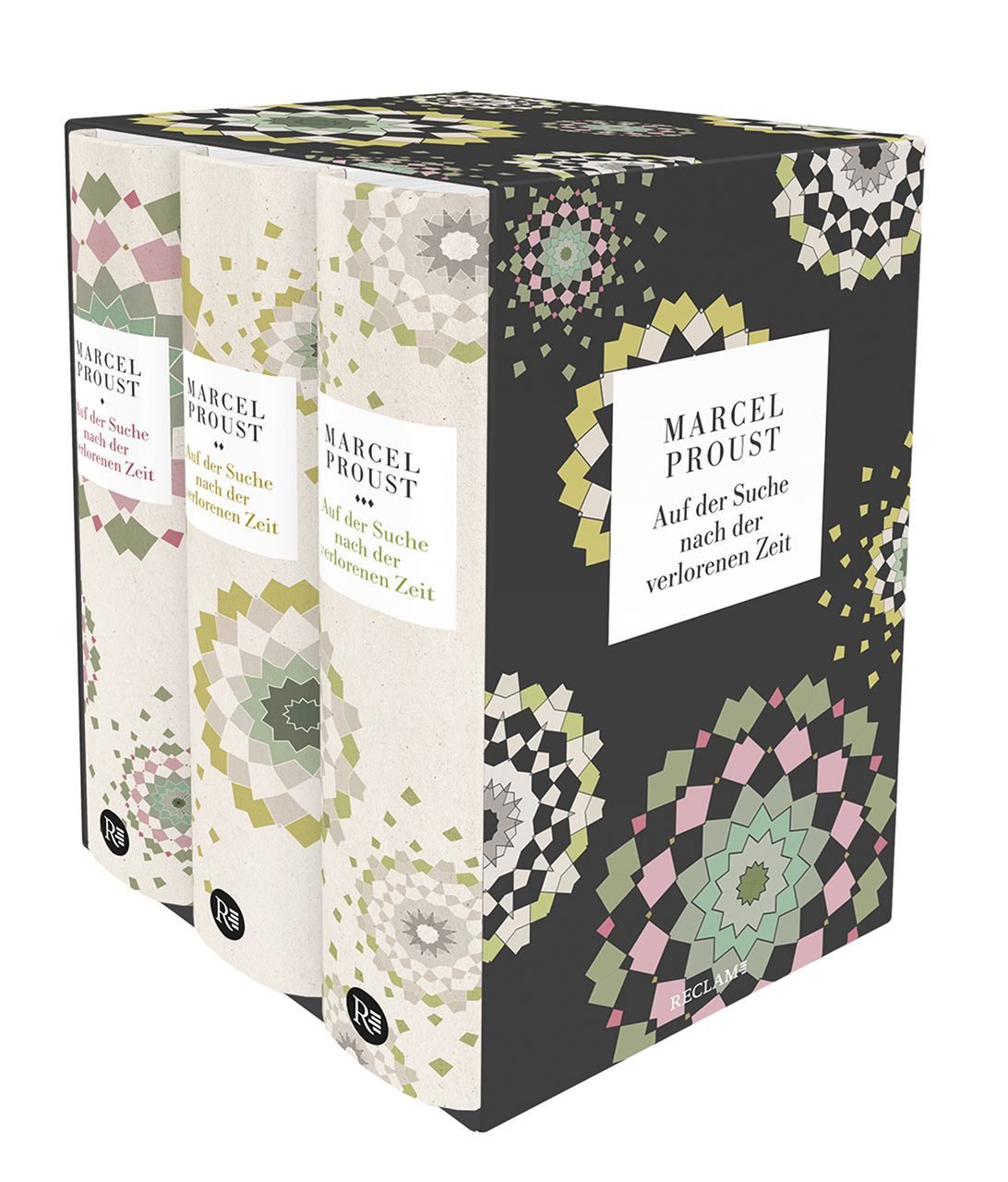 Auf der Suche nach der verlorenen Zeit / Marcel Proust, 3 Bände in Kassette