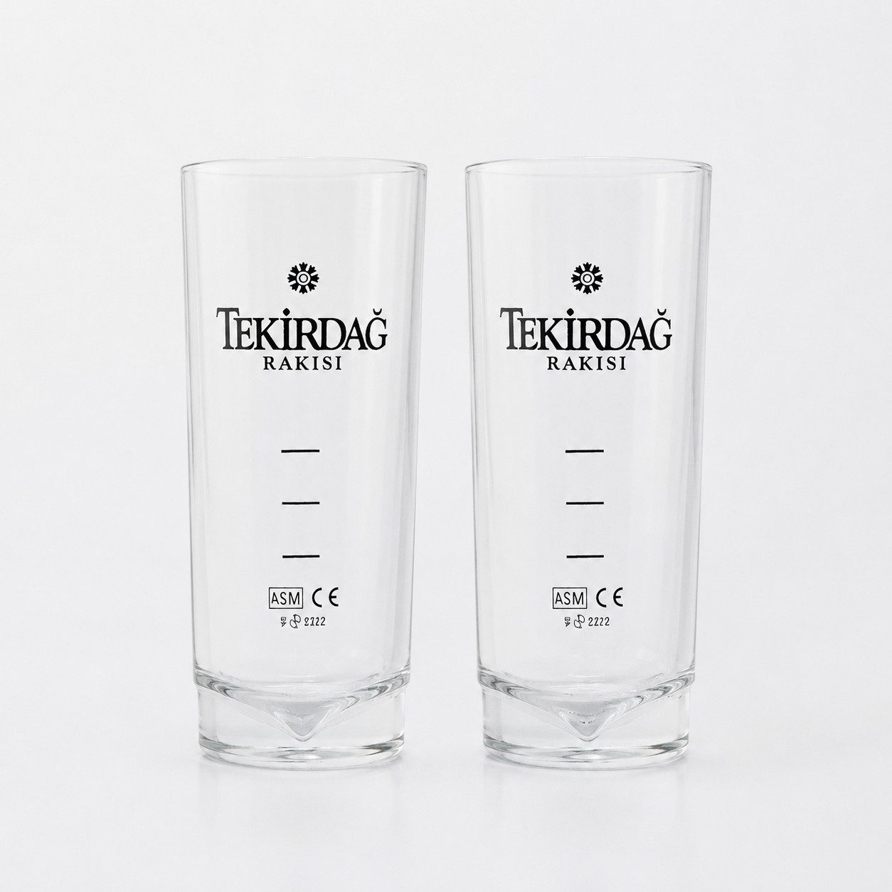 Mixcompany Glas Tekirdag Rakisi Rakiglas 2er Set - Original Longdrink Gläser, 2-tlg.
