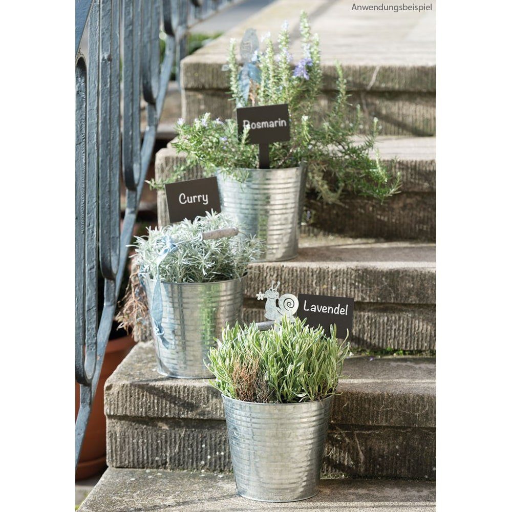 matches21 HOME & HOBBY Blumentopf Zinkeimer günstig online kaufen