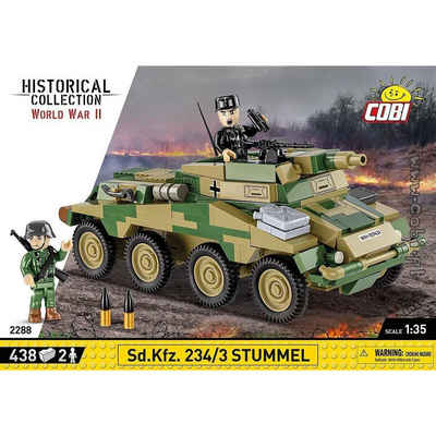 COBI Modellbausatz COBI-2288 - 438 PCS HC WWII /2288/ SD.KFZ 234/3 STUMMEL