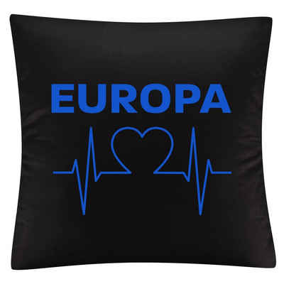 Kissenbezug Europa - Herzschlag - Kissen, multifanshop