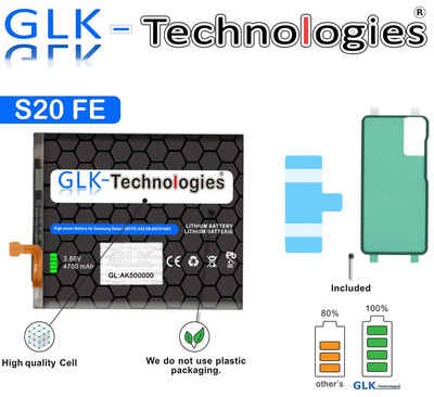 GLK-Technologies High Power Ersatzakku kompatibel mit Original Samsung Akku EB-BG781ABY Galaxy S20FE Batterie GLK-Technologies Ohne Set Handy-Akku 4700 mAh (3.86 V)
