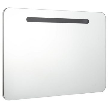 vidaXL Badezimmerspiegelschrank LED-Spiegelschrank 80x9,5x55 cm