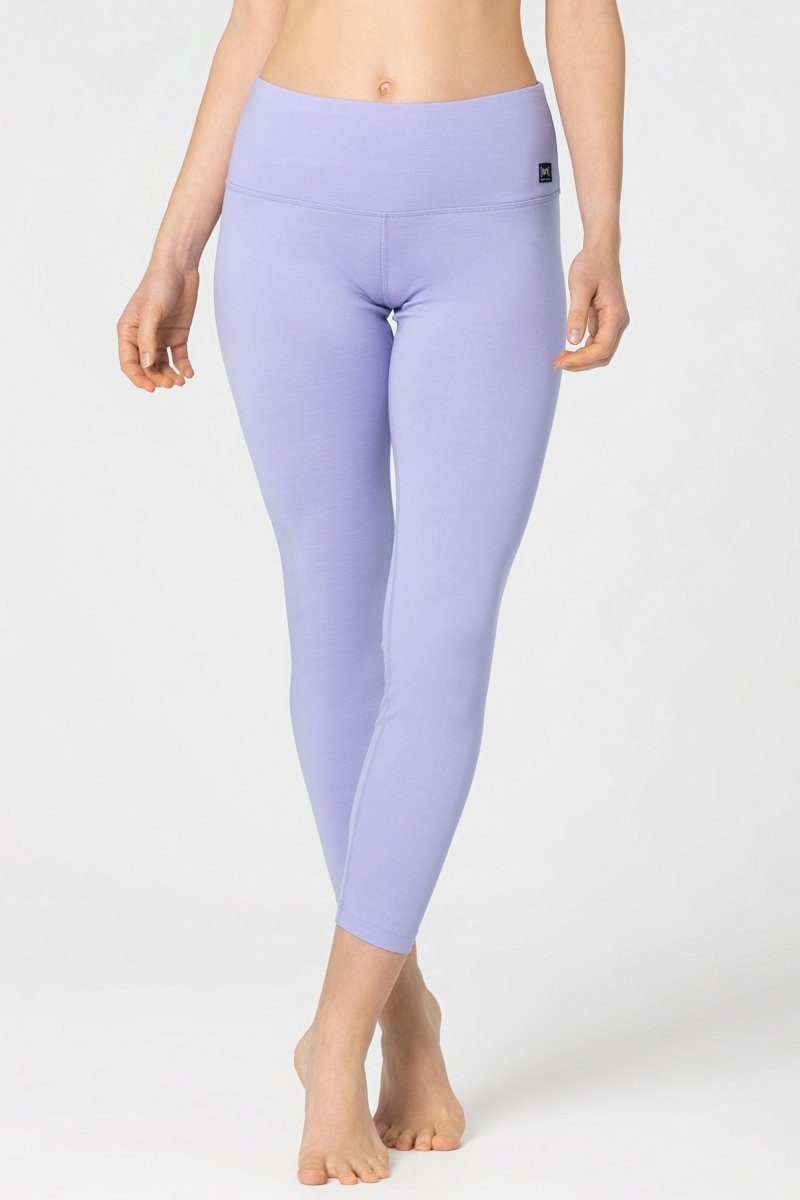 SUPER.NATURAL Funktionstights Merino Tight W SUPER TIGHTS funktioneller Merino-Materialmix Lavender