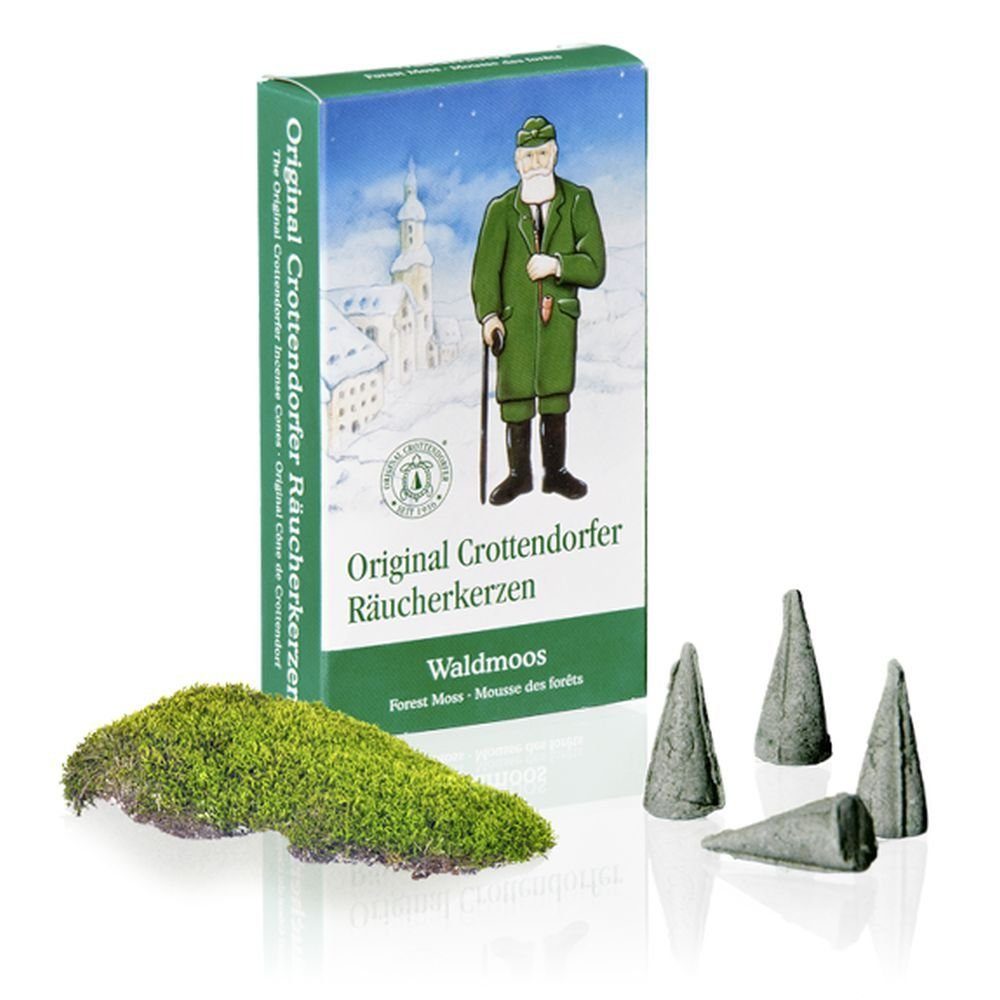 Crottendorfer Räuchermännchen 1 Päckchen Räucherkerzen- Waldmoos - 24er Packung