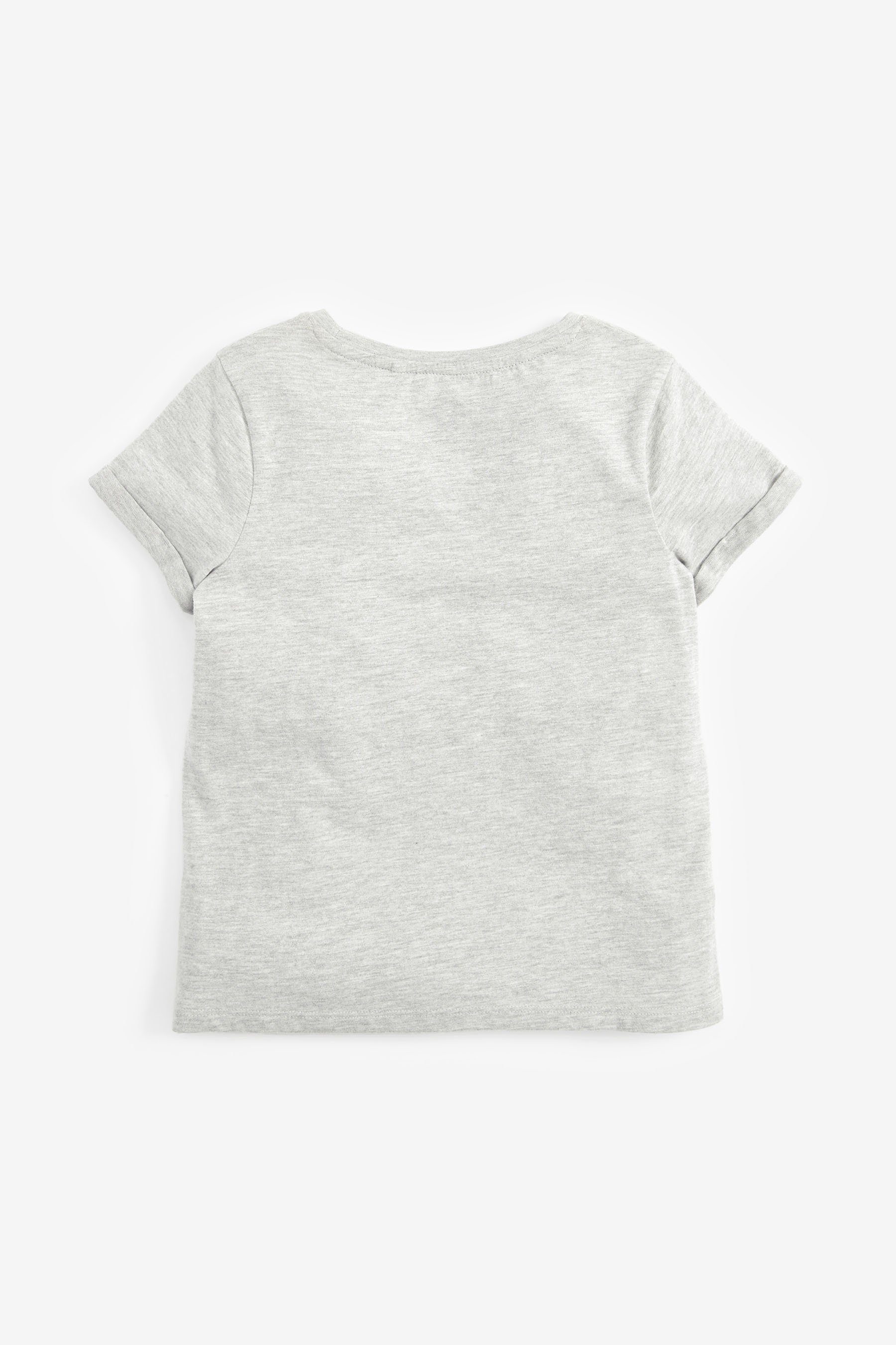 Next T-Shirt Fit (3-tlg) T-Shirt Black/White Regular