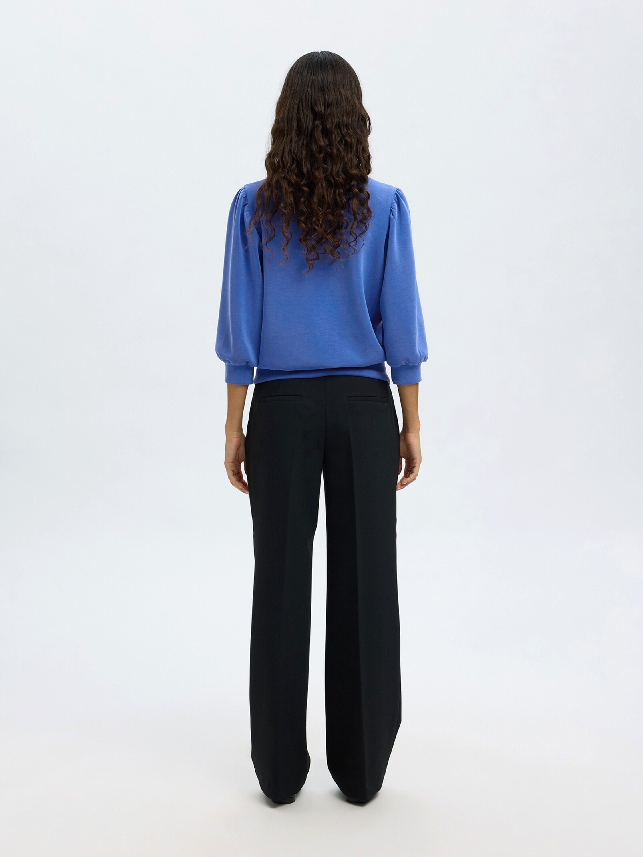 Selected Sweatshirt SLFTENNY (1-tlg) Drapiert/gerafft günstig online kaufen