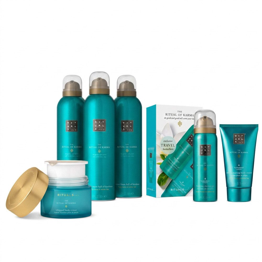 Rituals Körpercreme Rituals The Ritual of Karma Body Care Set, Harmonisch abgestimmtes Körperpflege Set mit Karma Duft