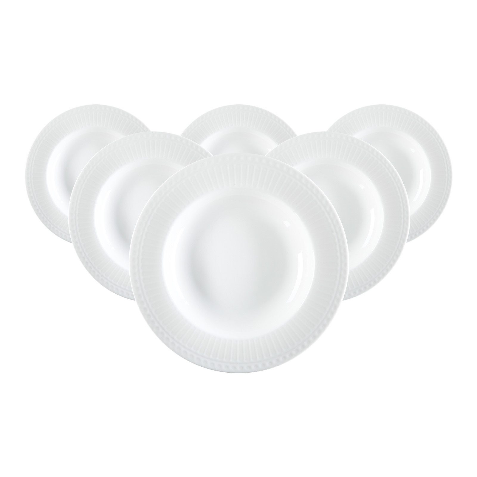 Ritzenhoff & Breker Suppenteller Sofia Suppenteller ø 22,5 cm 6er Set, (6 St)