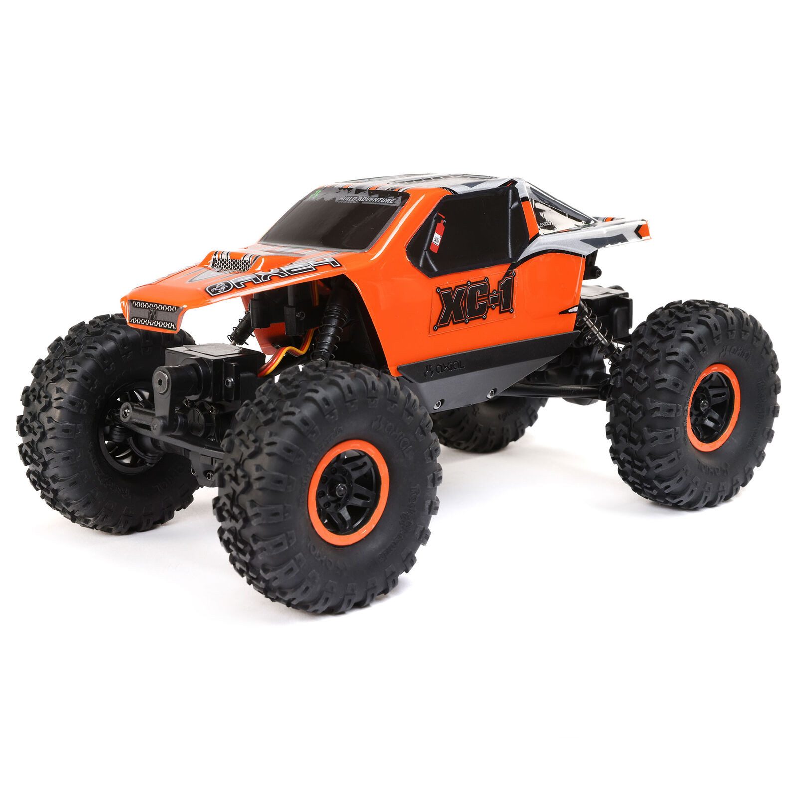 Axial RC-Buggy Axial RC Crawler AX24 XC-1 1:24 4WD RTR Orange inkl. Akku, Ladegerät