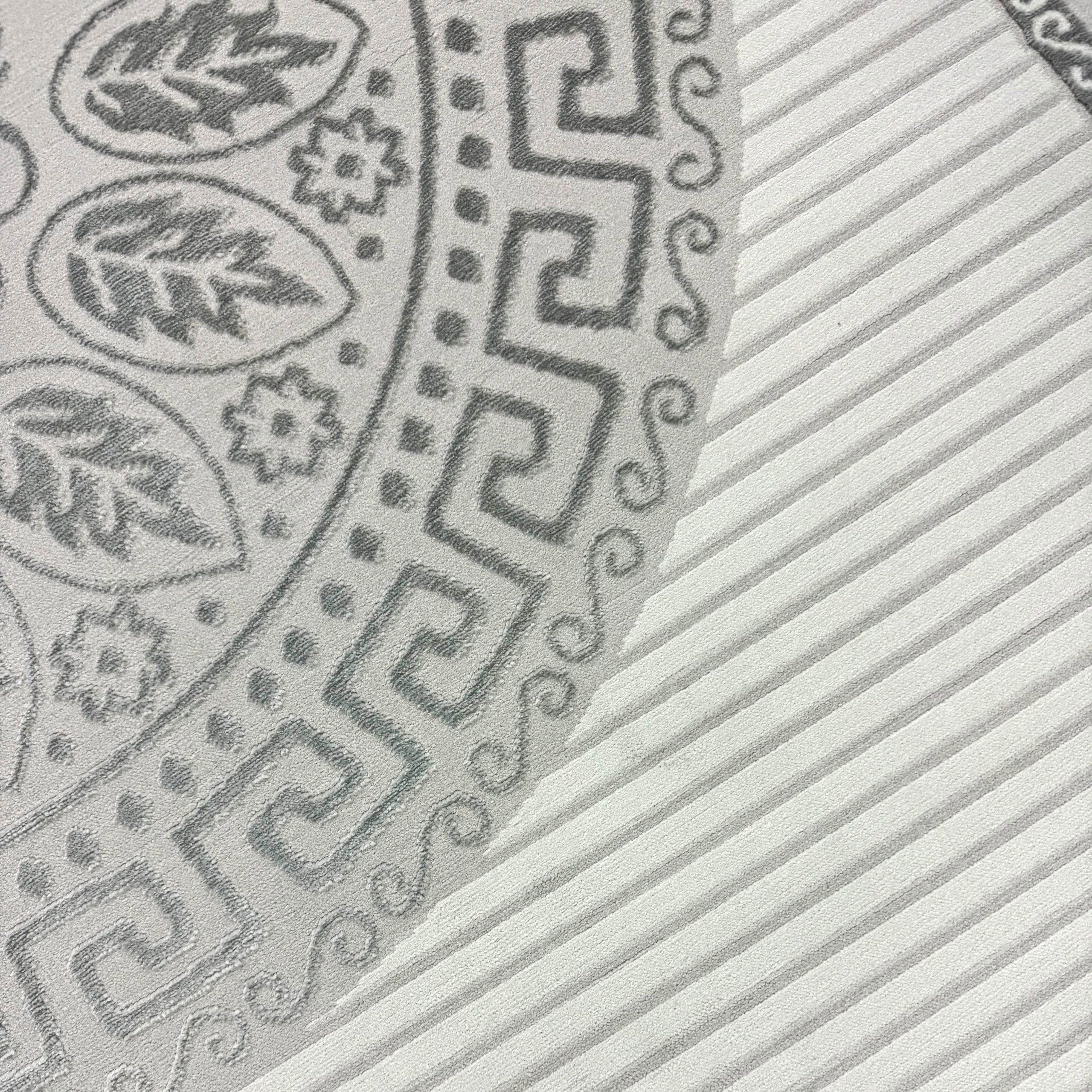 TeppichHome24 Designteppich Dekorative Motivstruktur, rechteckig, Höhe: 8 mm, pflegeleicht, strapazierfähig, für Fußbodenheizung geeignet – Bild 3 von 5