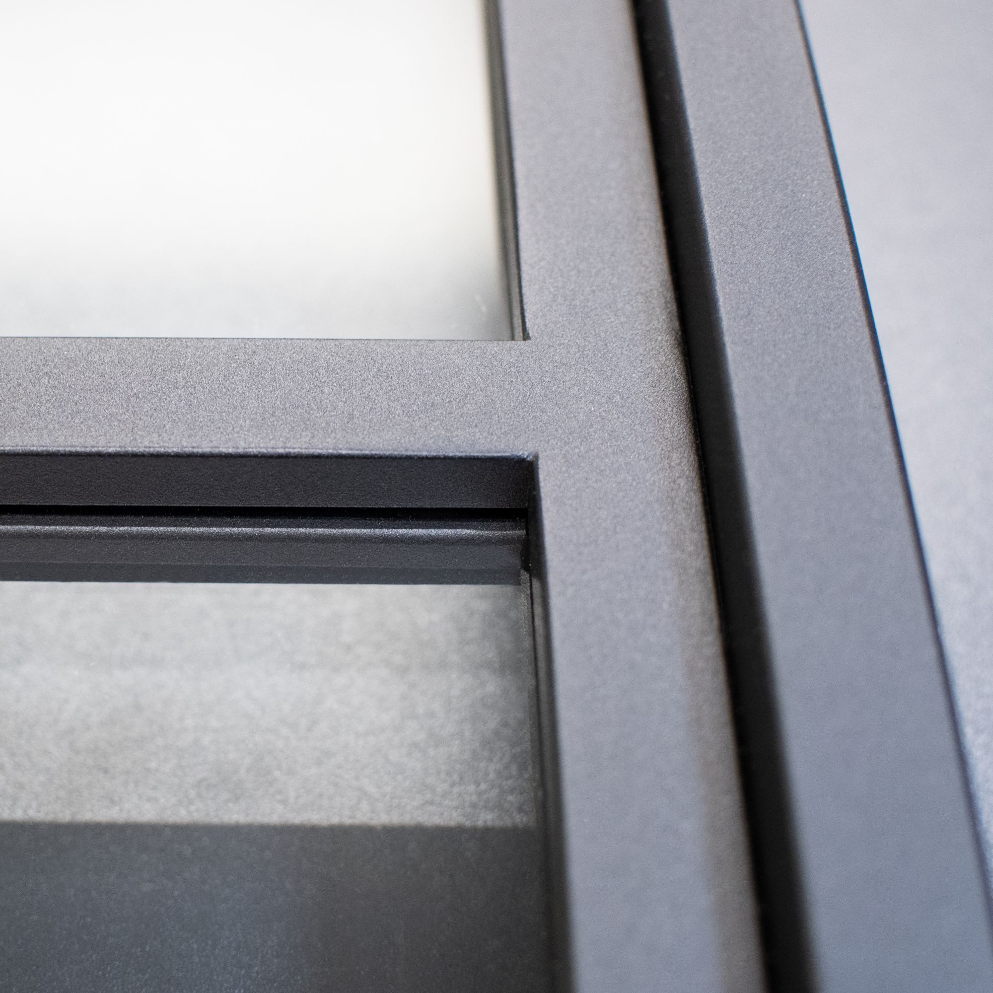 inova wohnen Fenster Klarglas mit schwarzem Stahlrahmen, Innenfenster, 153 x 108 cm, 4 mm Sicherheitsglas, vormontiert