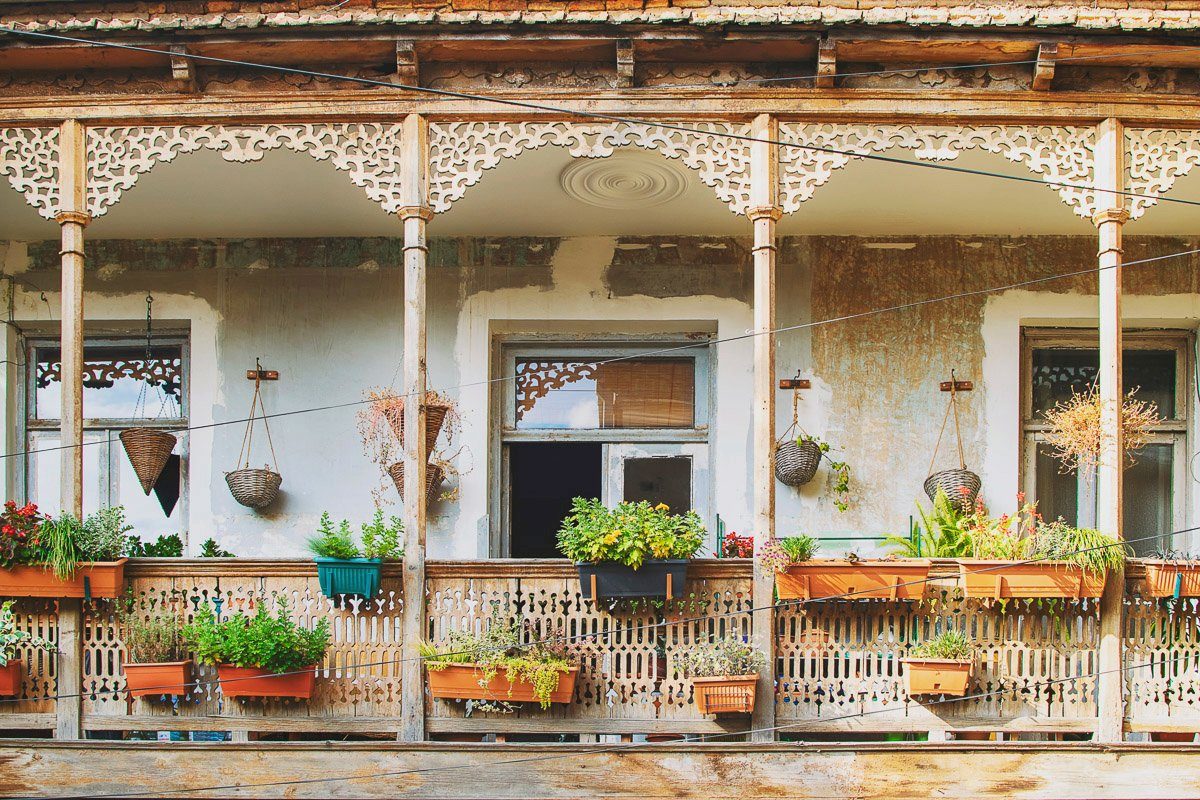 Fototapete Balkon