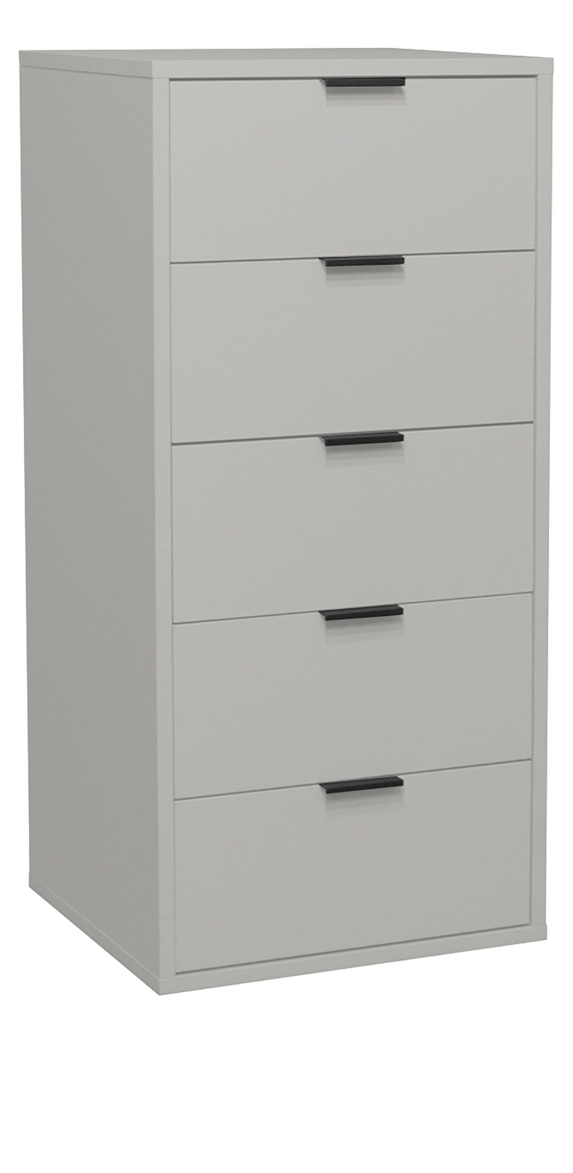 freiraum Kommode Bonnie, in kreidegrau matt lack - 51x108x45cm (BxHxT)