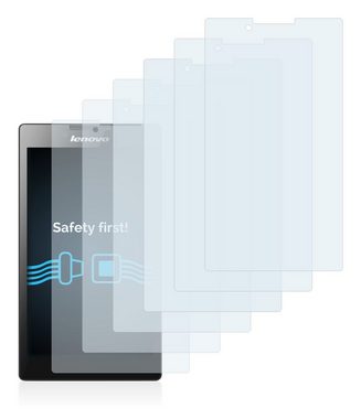Savvies Schutzfolie für Lenovo Tab 2 A7-30F (NUR Kamera), Displayschutzfolie, 6 Stück, Folie klar
