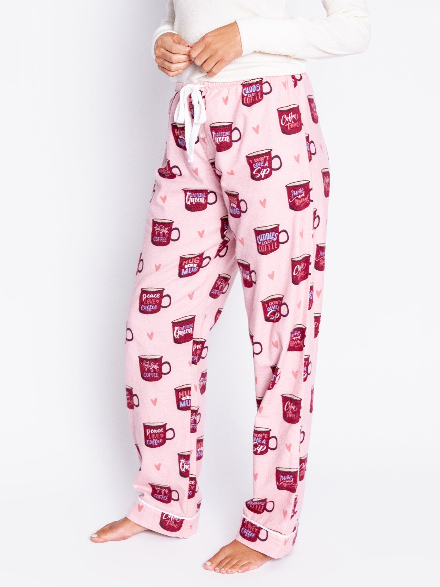 Salvage rosé PJ Flannels Pyjamahose