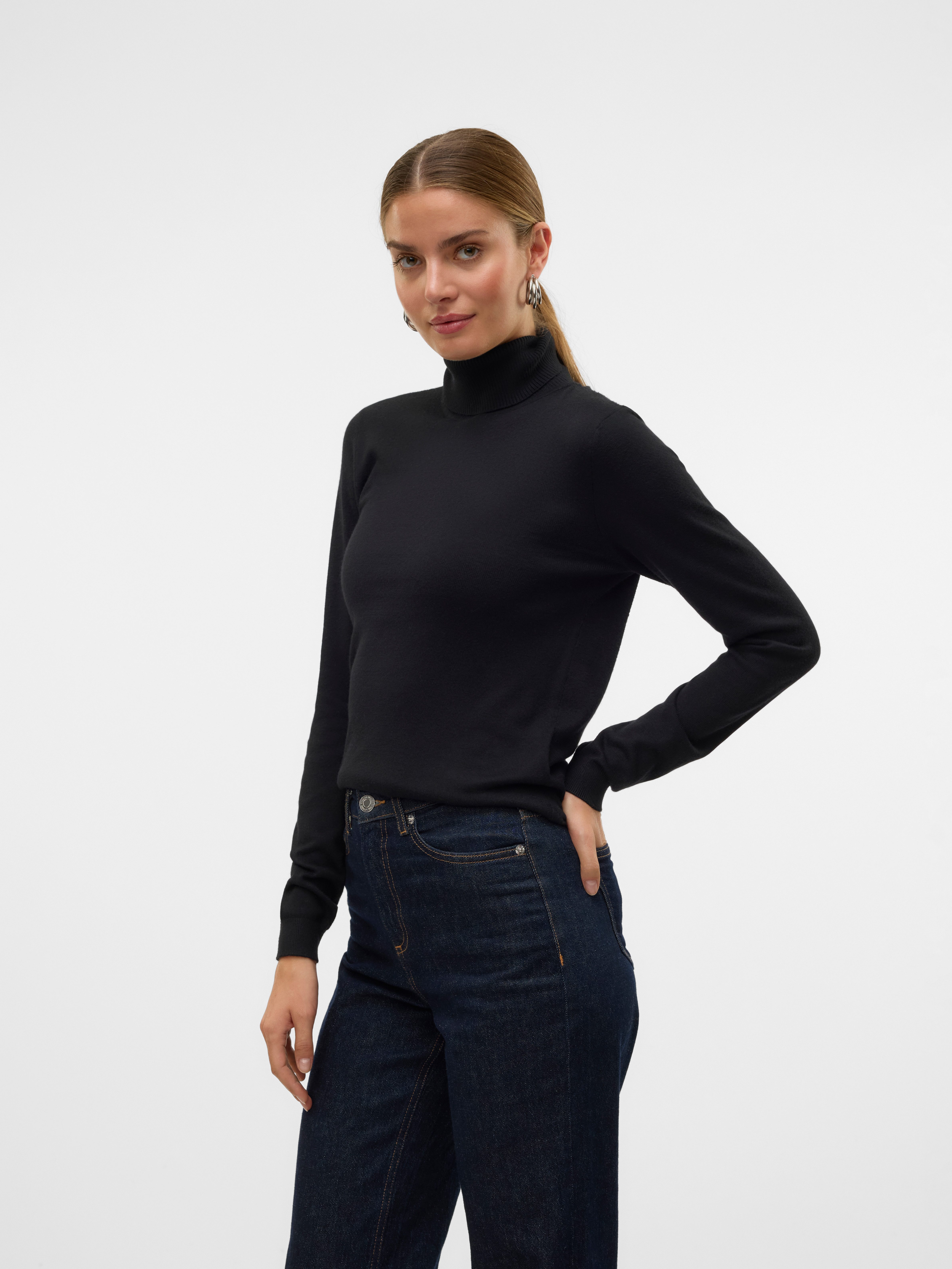 Strickpullover VMIRIS LS ROLLNECK PULLOVER GA NOOS