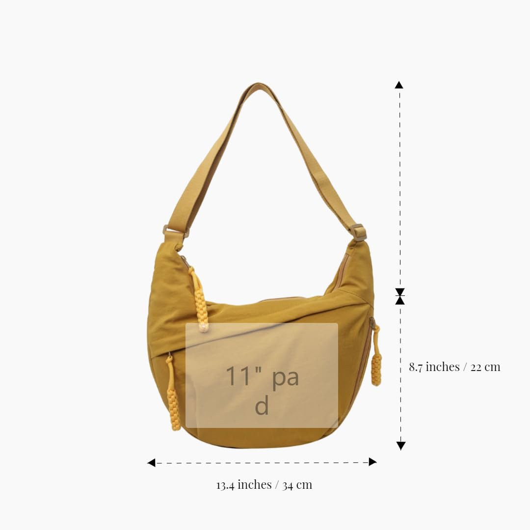 Cachito Bauchtasche Damen Gürteltasche Umhängetasche CrossBody, Nylon Schultertasche, Handtasche für Arbeit, Reisen, Alltag – Bild 4 von 5
