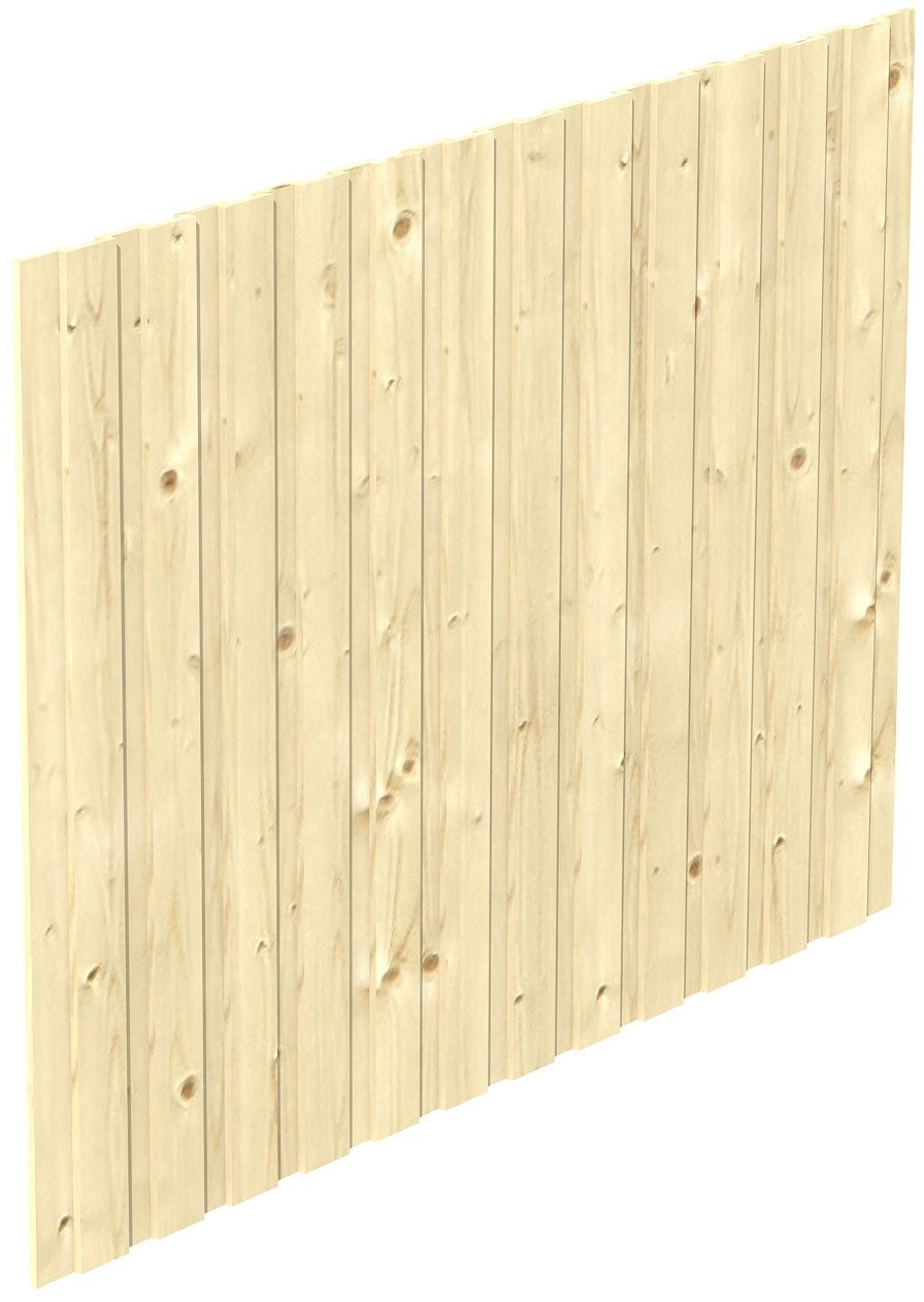Skanholz Carport-Seitenwand, BxH:230x180 cm, aus Deckelschalung 20x120mm