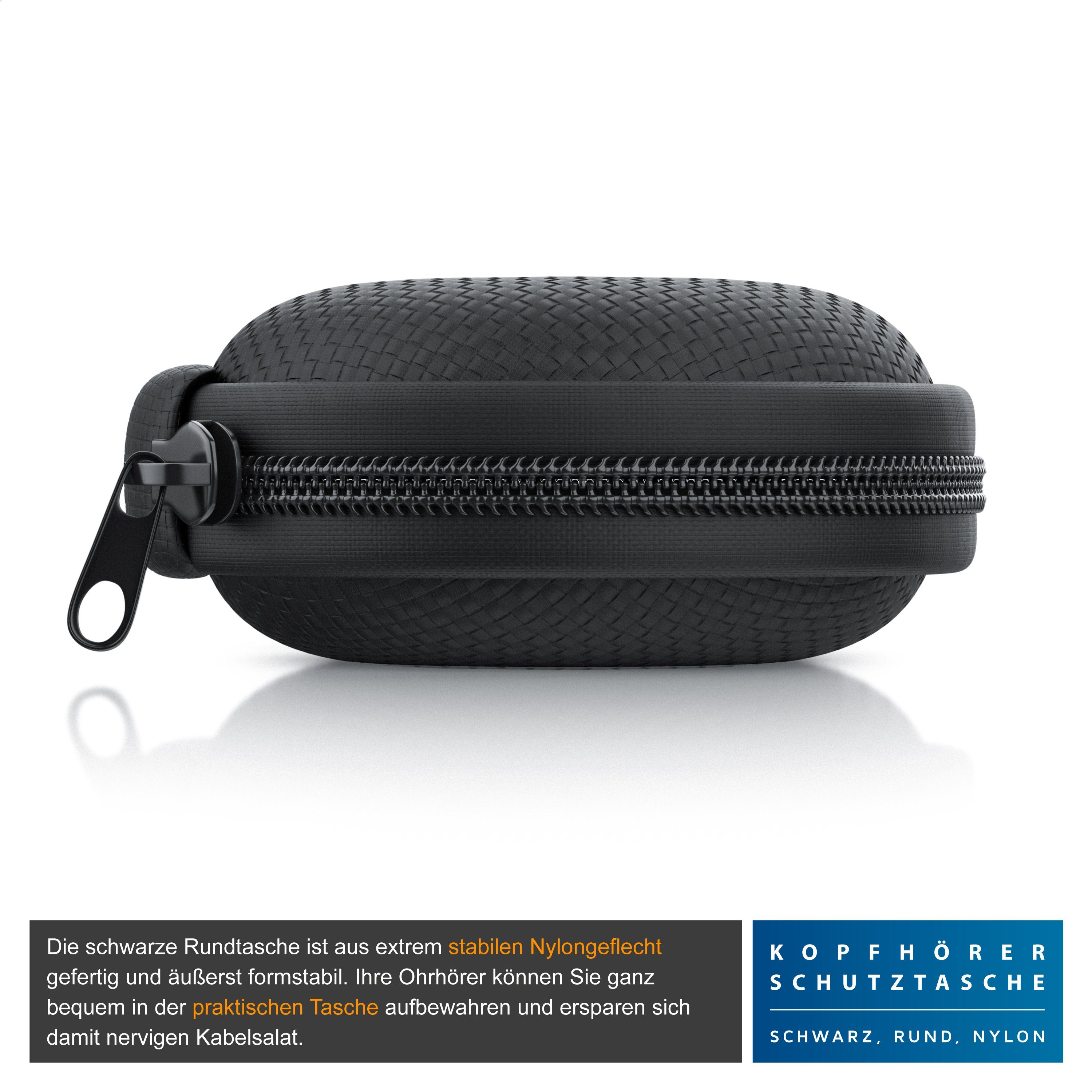 CSL Kopfhörer-Schutzhülle, Schutztasche, Tasche, Case, Kopfhörertasche, formstabile Nylontasche