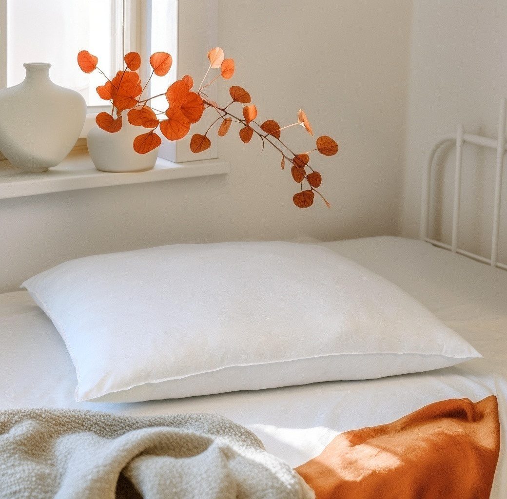 John Cotton Microfaserkissen Emilia, Kopfkissen 40x80 cm, 80x80 cm, Füllung: Polyester, Bezug: Microfaser, Kissen, allergiker geeignet (für Hausstauballergiker)