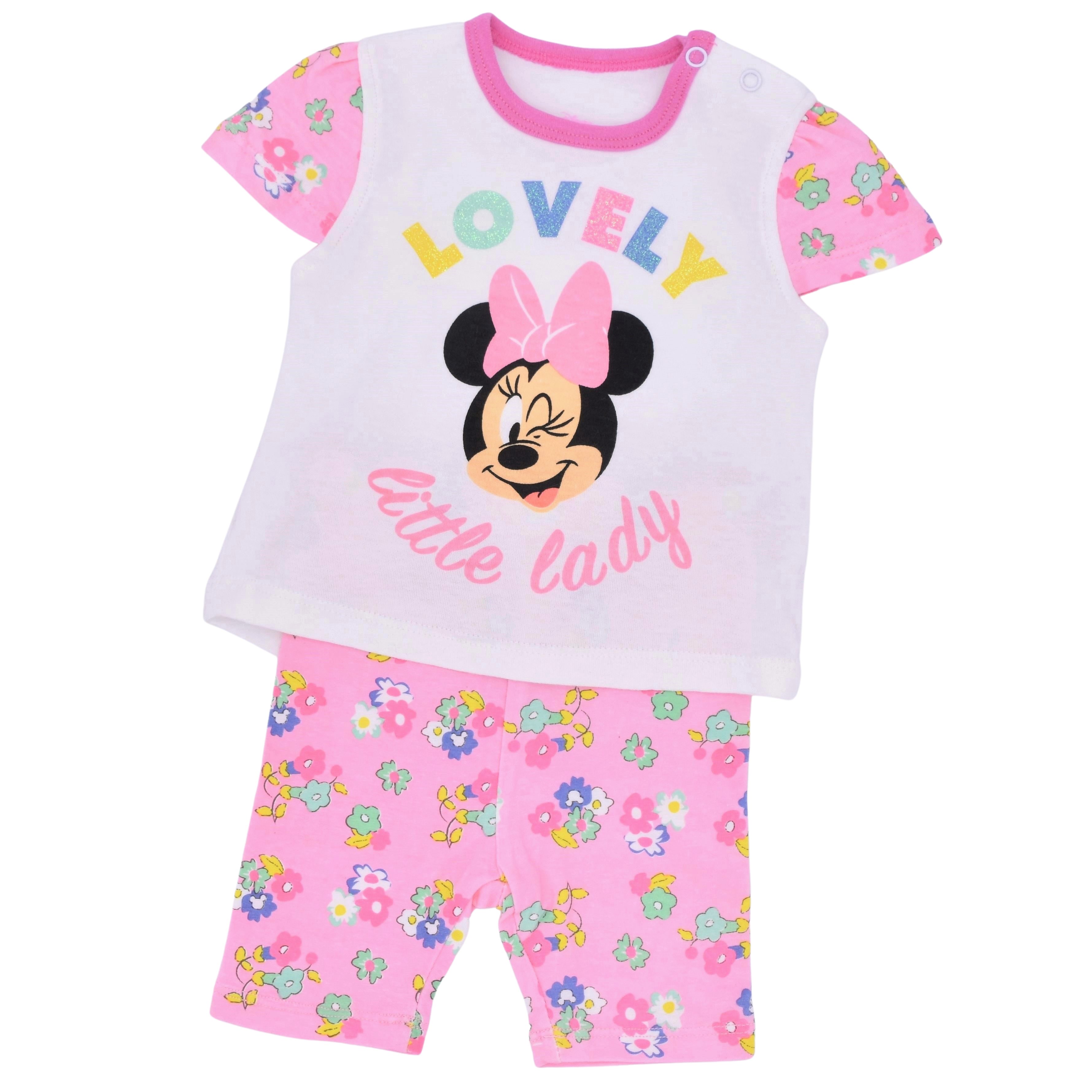 Babybogi Shirt & Leggings »Mädchen Babykleidung Minnie Maus Freiheit Set  Shirt und Baby Hose Sommerkleid«