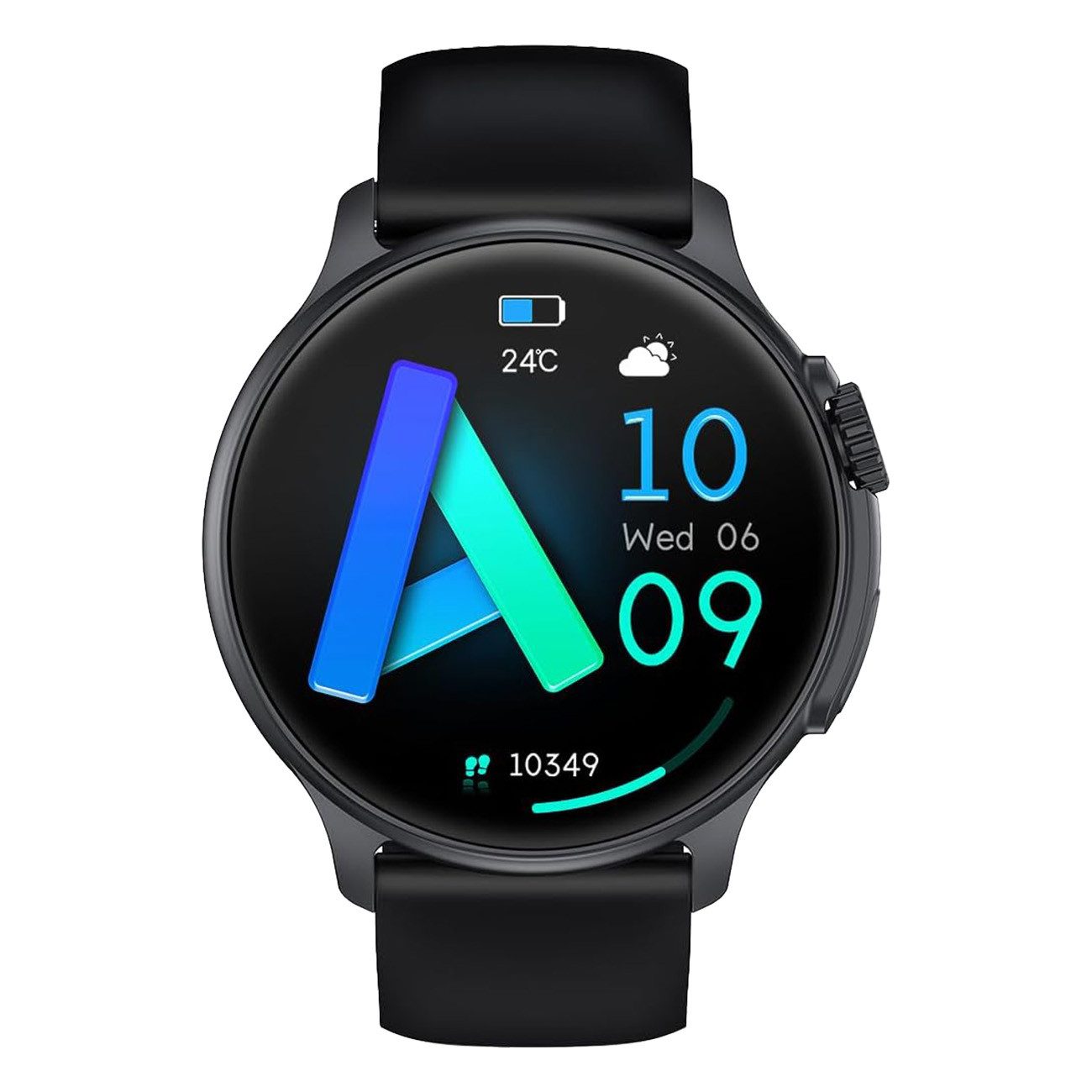 Emporia Watch Joy Smartwatch, 1.43 Zoll AMOLED-Display, Herzfrequenz- und Pulsmessung, Bluetooth