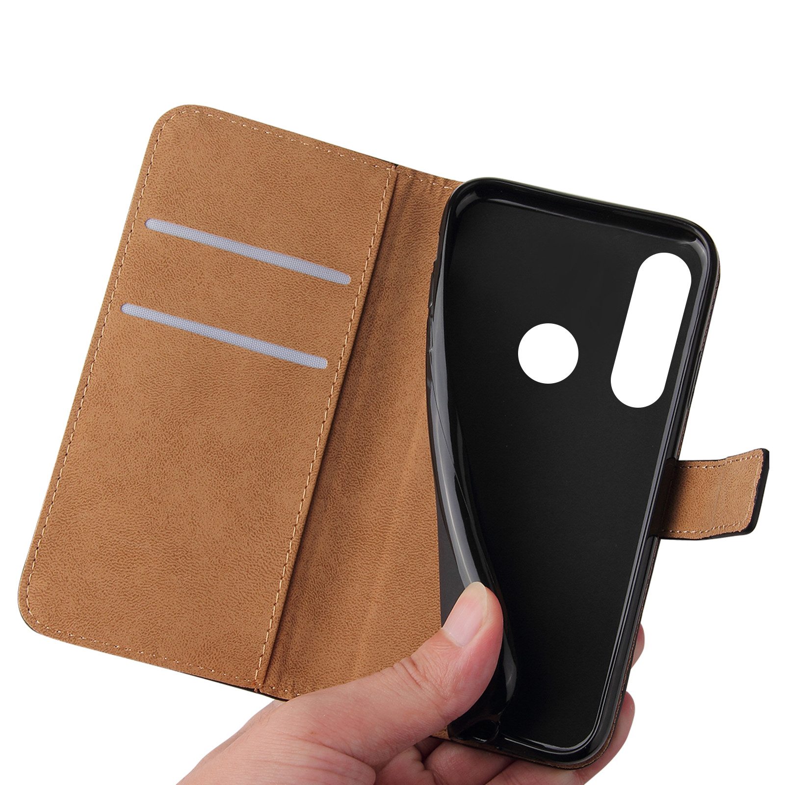 Tec-Expert Handyhülle Klapp Hülle für Huawei P30 Lite 6.15 Zoll, 6.15, Flip Case für Huawei P30 Lite