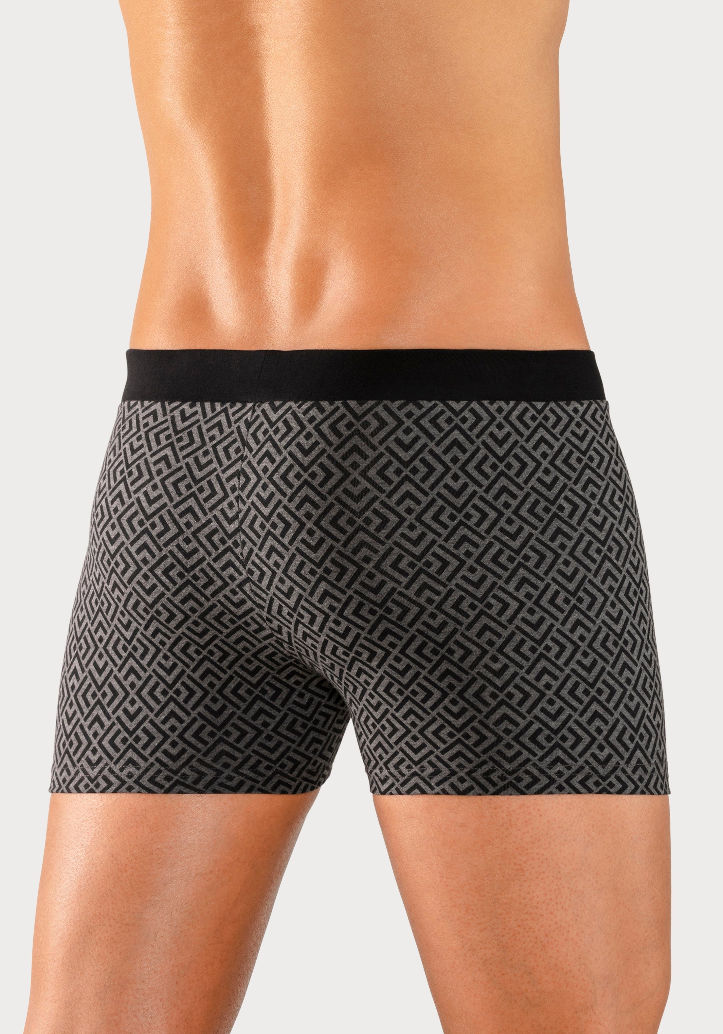 Bruno Banani Boxer Boxershorts für Herren (Packung, 3-St) 1x mit modischem Druck