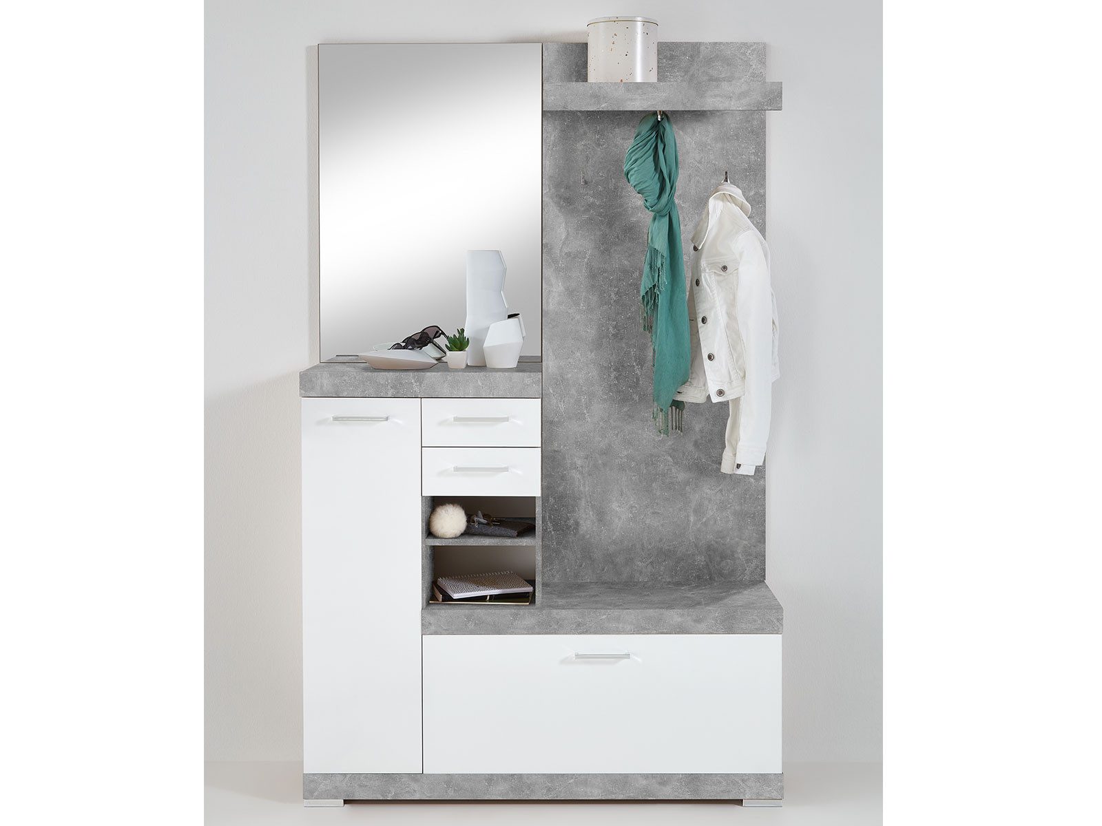 FMD Möbel Kompaktgarderobe 120 x 193,5 günstig online kaufen